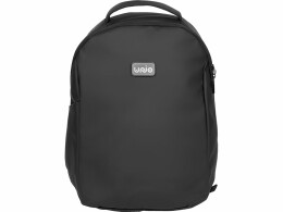 Voyager Рюкзак Sofit для ноутбука из экокожи, черный с гравировкой