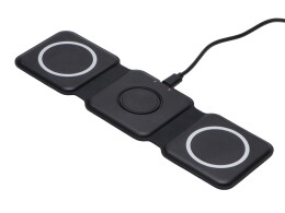 Evolt Беспроводное зарядное устройство 3-в-1 «Road», 15 Вт, черный