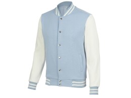 US Basic Бомбер «Oxford», небесно-голубой/молочный, унисекс