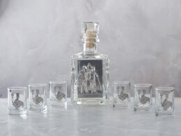 Разное Набор со штофом МЕТАЛЛУРГИ