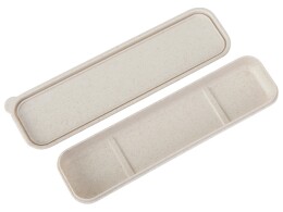 Разное Набор столовых приборов Ron из бамбукового волокна, бежевый