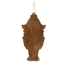 Разное Ёлочная игрушка Щелкунчик (белый с красным)