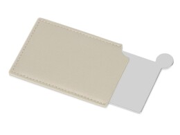 Разное Зеркало в чехле "Style", серебристый/бежевый (Р)