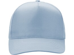 US Basic Бейсболка "Poly" 5-ти панельная 120гр, небесно-голубой