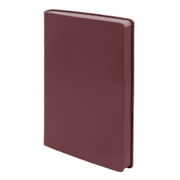 thINKme Бизнес-блокнот LADY, формат А5, бордовый, блок в клетку