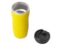 Разное Термокружка "Double wall mug C1", soft touch, 350 мл, желтый