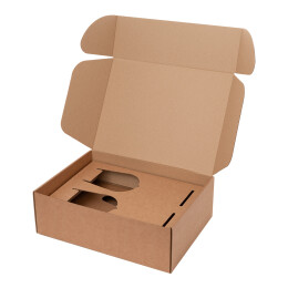 Portobello подарочная упаковка Доп. ложемент под 2 бокала для вина (для рифленого стекла) в среднюю универсальную коробку (арт. 21002.020)