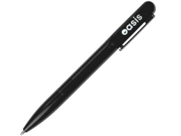 YoonY Металлическая шариковая ручка со светящимся логотипом "Illuminata", черный