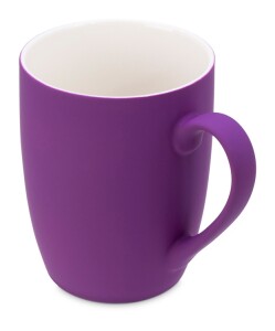 Разное Кружка с покрытием soft-touch C1, фиолетовый