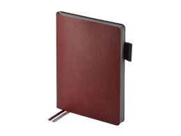 Bruno Visconti Ежедневник А5 датированный "Boston" 2026, бордовый с серым обрезом