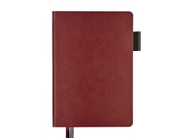Bruno Visconti Ежедневник А5 датированный "Boston" 2026, бордовый с серым обрезом