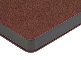 Bruno Visconti Ежедневник А5 датированный "Boston" 2026, бордовый с серым обрезом