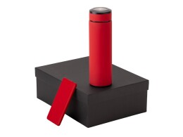 Разное Подарочный набор с термосом и повербанком С1, красный