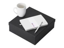 Разное Подарочный набор с блокнотом С1, металлической ручкой и кружкой, белый