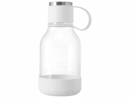 ASOBU Бутылка для воды 2-в-1 «Dog Bowl Bottle» со съемной миской для питомцев, 1500 мл, белый с гравировкой