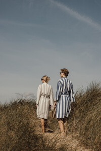 Разное Халат VINGA Ornos из переработанного хлопка GRS, S/M