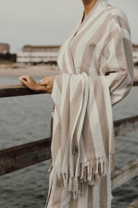 Разное Халат VINGA Ornos из переработанного хлопка GRS, S/M