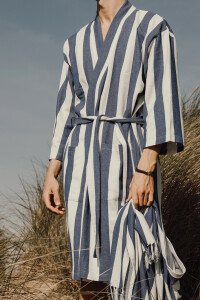 Разное Халат VINGA Ornos из переработанного хлопка GRS, L/XL