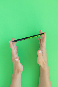 Разное Карандаш GrafeeX с зеленым клипом в чехле