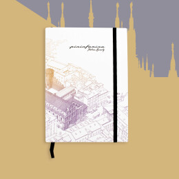 Разное Блокнот линованный Pininfarina ITALIAN BEAUTY MILANO из каменной бумаги, А5