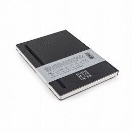 Разное Блокнот линованный Pininfarina из каменной бумаги в твердой обложке, А5, черный