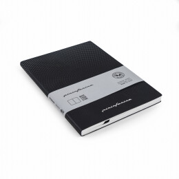 Разное Блокнот линованный Pininfarina из каменной бумаги в мягкой обложке, А5, черный