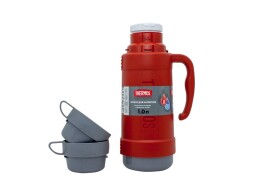 Thermos Термос со стеклянной колбой тм THERMOS PICNIC 40 Series Red 1,0L
