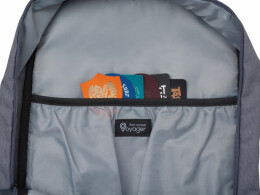 Voyager Рюкзак Glaze для ноутбука 15'', серый с патчем