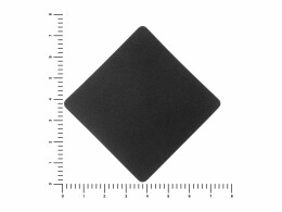 Разное ПАТЧ РОМБ nubuk (чёрный) 7,6 х 7,6 см