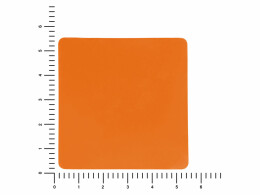 Разное ПАТЧ КВАДРАТ soft-touch (оранжевый ) 5,5 х 5,5 см