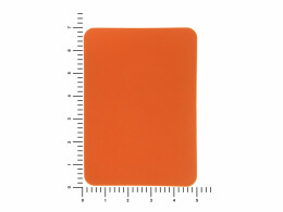 Разное ПАТЧ ПРЯМОУГОЛНЫЙ soft-touch (оранжевый ) 5,0 х 7,0 см