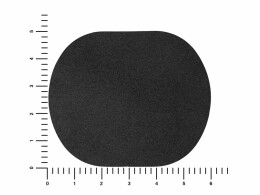 Разное ПАТЧ ОВАЛ nubuk (чёрный) 6,0 х 5,0 см