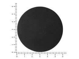 Разное ПАТЧ КРУГ nubuk (чёрный) 6,0 х 6,0 см