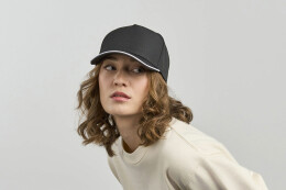 Atlantis Бейсболка RECY FIVE PIPING, 5 клиньев, застежка-липучка