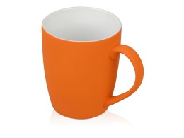 Разное Кружка с покрытием soft-touch C1, оранжевый