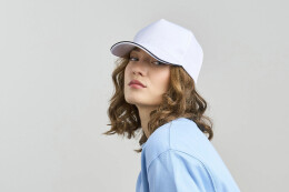 Atlantis Бейсболка RECY FIVE PIPING, 5 клиньев, застежка-липучка