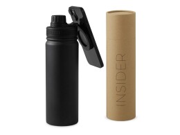 Waterline Вакуумная термобутылка с magsafe-держателем "INSIDER", 600 мл, черный