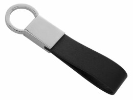 Разное Брелок из эко-кожи "Twister", черный