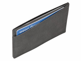 Разное Футляр на 3 пластиковые карты "Alicante", темно-серый