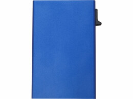 Разное Картхолдер "Florence" с RFID- защитой из алюминия, синий