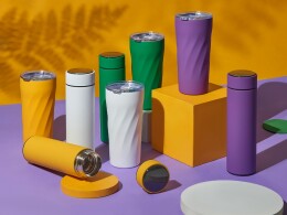 Разное Подарочный набор "FAMILY" с термосом и термокружкой, черный