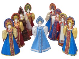 Разное Подарочный набор: кукла фарфоровая, мед, красный