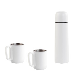 mid-oceangift Набор "Гейзер" (термос, 2 кружки), покрытие пудра