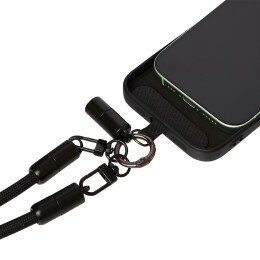 Portobello Кабели Кабель-ланьярд Voltrix, черный