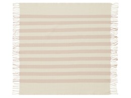 Разное Плед Reglet, 130x150 см ( с учетом бахромы) 100% хлопок, бежевый