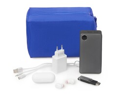 Разное Органайзер для электроники и проводов "Aisle", синий