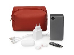 Разное Органайзер для электроники и проводов "Enio", красный