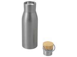 Waterline Вакуумная термобутылка с бамбуковой крышкой «Klas», 500 мл, серебристый