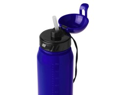 Разное Бутылка для воды с трубочкой «Little», 400 мл, синий