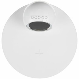 Molti Станция беспроводной зарядки с часами и подсветкой GlobeBee, белая